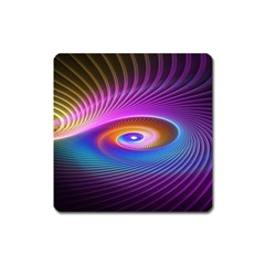 Fractal Illusion Square Magnet