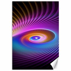 Fractal Illusion Canvas 12  x 18 