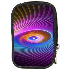 Fractal Illusion Compact Camera Leather Case