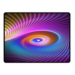 Fractal Illusion Fleece Blanket (Small)