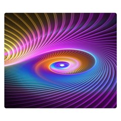 Fractal Illusion Double Sided Flano Blanket (Small) 