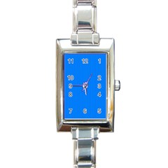 Azure Blue - Rectangle Italian Charm Watch