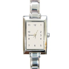 Coconut Milk - Rectangle Italian Charm Watch