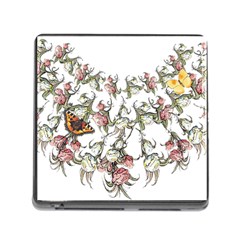 Lady Of The Flowers - By Larenard Memory Card Reader (square 5 Slot) by LaRenard