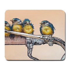 Biker Chicks - Colourglide - By Larenard Large Mousepads