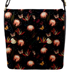 Seamless Garden Pattern Flap Closure Messenger Bag (s) by designsbymallika