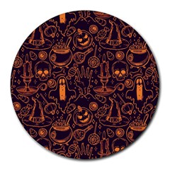 Halloween Pattern 5 Round Mousepads