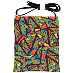 Aabstract Art Shoulder Sling Bag by designsbymallika