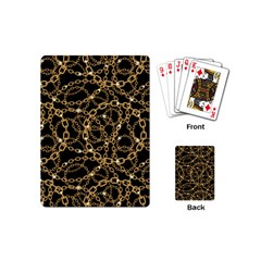 Chains Pattern 4 Playing Cards Single Design (mini) by designsbymallika