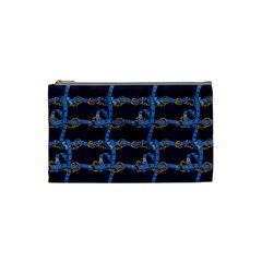 Blue Belt Cosmetic Bag (small) by designsbymallika