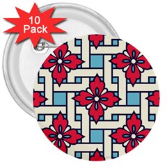 Diwali Pattern 3  Buttons (10 Pack)  by designsbymallika
