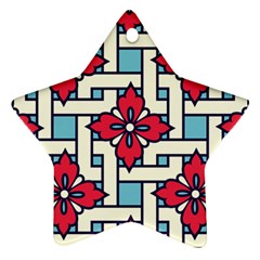 Diwali Pattern Star Ornament (two Sides) by designsbymallika