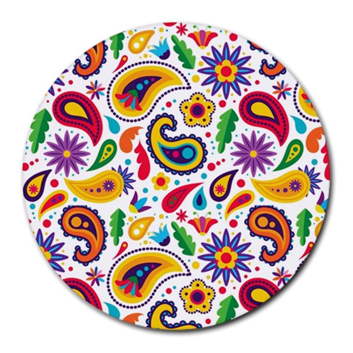 Baatik Print Round Mousepads