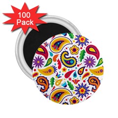 Baatik Print 2 25  Magnets (100 Pack)  by designsbymallika