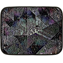 Erosion  Double Sided Fleece Blanket (mini)  by MRNStudios