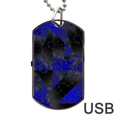 Broken Pavement  Dog Tag USB Flash (One Side)