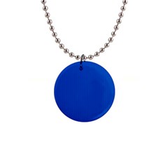 Absolute Zero Blue - 1  Button Necklace by FashionLane