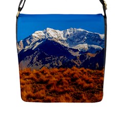 Aconcagua Park Landscape, Mendoza, Argentina Flap Closure Messenger Bag (l)