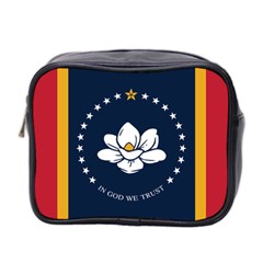 Flag Of Mississippi Mini Toiletries Bag (two Sides) by abbeyz71