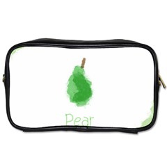 Pear Fruit Watercolor Painted Toiletries Bag (one Side)