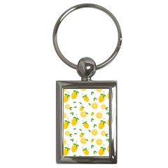 Illustrations Lemon Citrus Fruit Yellow Key Chain (rectangle)