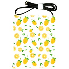 Illustrations Lemon Citrus Fruit Yellow Shoulder Sling Bag by Alisyart