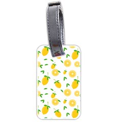 Illustrations Lemon Citrus Fruit Yellow Luggage Tag (two Sides) by Alisyart