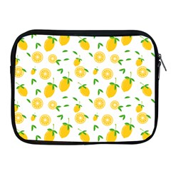 Illustrations Lemon Citrus Fruit Yellow Apple Ipad 2/3/4 Zipper Cases by Alisyart