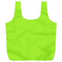 Chartreuse Green - Full Print Recycle Bag (xl) by FashionLane