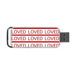 Loved Portable Usb Flash (two Sides) by NoHang