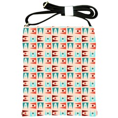 Retro Digital Shoulder Sling Bag by Mariart