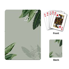 Banana Pattern Plant Playing Cards Single Design (rectangle)