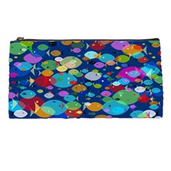 Illustrations Sea Fish Swimming Colors Pencil Case