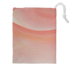 Pink Sky Drawstring Pouch (4xl) by WILLBIRDWELL