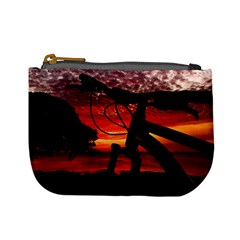 Mountain Bike Parked At Waterfront Park003 Mini Coin Purse by dflcprintsclothing