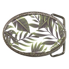 Tropical Leaves Belt Buckles by goljakoff