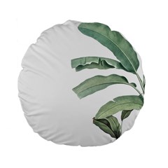 Palm Leaves Standard 15  Premium Flano Round Cushions by goljakoff