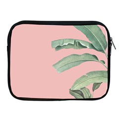 Palm Leaf On Pink Apple Ipad 2/3/4 Zipper Cases by goljakoff