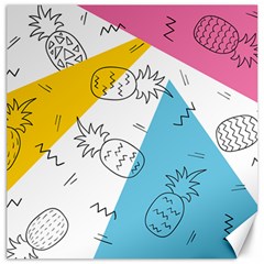 Modern Pineapples Canvas 16  X 16  by goljakoff