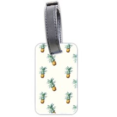 Tropical Pineapples Luggage Tag (two Sides) by goljakoff