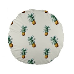 Tropical Pineapples Standard 15  Premium Round Cushions by goljakoff