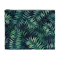 Green Leaves Cosmetic Bag (xl) by goljakoff