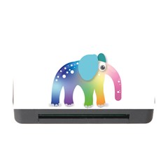 Illustrations Elephant Colorful Pachyderm Memory Card Reader With Cf by HermanTelo