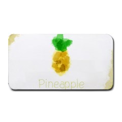 Pineapple Fruit Watercolor Painted Medium Bar Mats