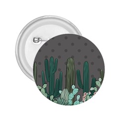 Cactus Plant Green Nature Cacti 2 25  Buttons
