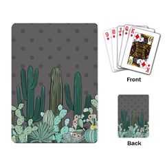 Cactus Plant Green Nature Cacti Playing Cards Single Design (rectangle)