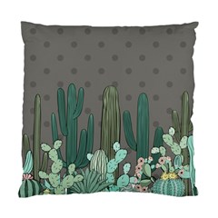 Cactus Plant Green Nature Cacti Standard Cushion Case (one Side)