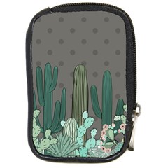 Cactus Plant Green Nature Cacti Compact Camera Leather Case