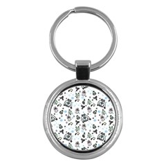 Winter story patern Key Chain (Round)