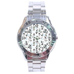 Winter story patern Stainless Steel Analogue Watch